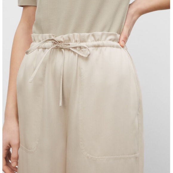 Club Monaco BNWT Elasticated Wide Leg Pant - Picture 2 of 10